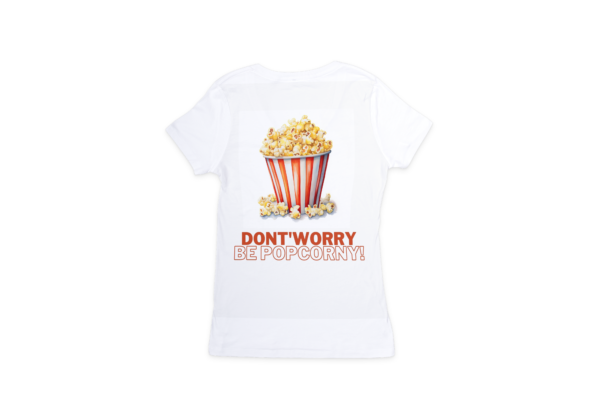 Be PopCorny" T-shirt