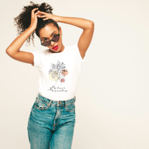 My Hair, My Poetry" T-shirt