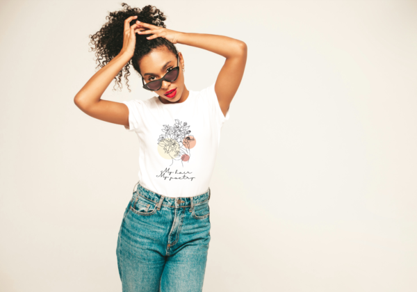 My Hair, My Poetry" T-shirt
