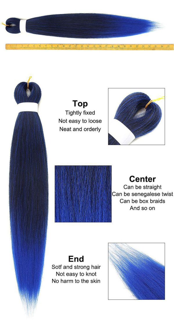 3X Pre-Stretched X-Pression Braiding Hair - Image 3