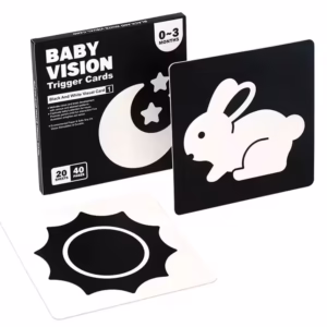 Cartes Baby Vision – Stimulation Visuelle (0–3 mois)